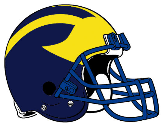 Delaware Blue Hens 1977-1983 Helmet Logo Print Decal